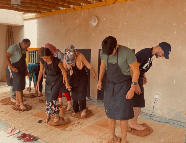 Moroccan-food-tour-Marrakech-pottery-workshop-1