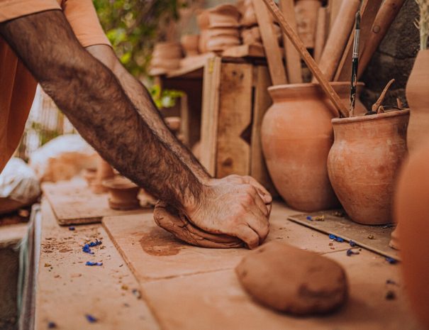 Moroccan-food-tour-Marrakech-pottery-workshop-2