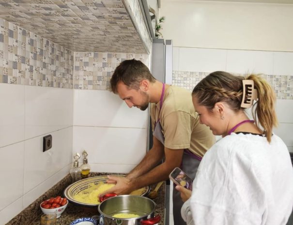 Casablanca cooking class with wissal moroccan food tour 3