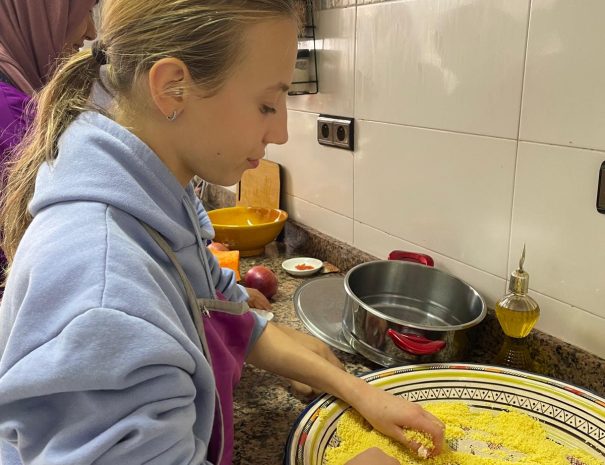 Casablanca cooking class with wissal moroccan food tour 4