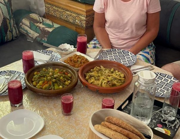 Rabab guide tangier family dinner experience moroccan food tour