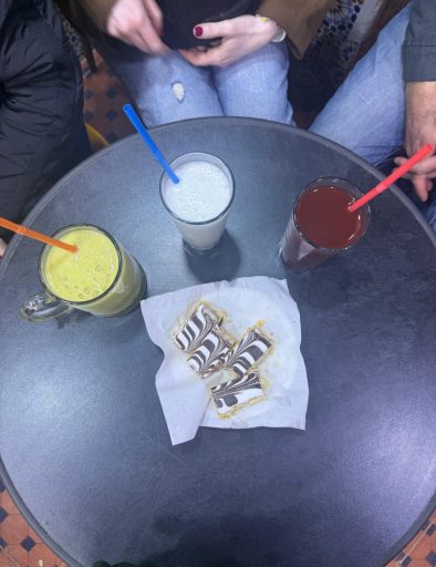 fresh-juice mille feuille fes street food tour moroccan food tour faty guide fez