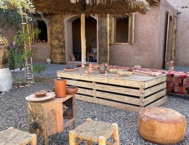 marrakech pottery workshop with amine salsala studio moroccan food tour