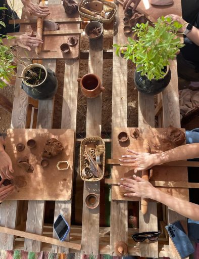 marrakech pottery workshop with amine salsala studio moroccan food tour 9