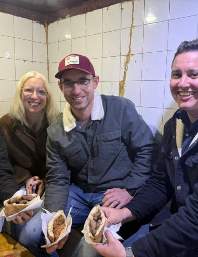 meat sandwiches fes food tour